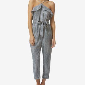 NWT Avec Les Filles Railroad Stripe Jumpsuit XS